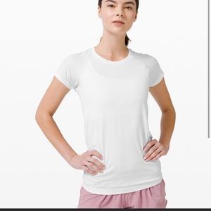 Lululemon White Swiftly Tech Tee